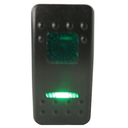 Bulldog Winch Rocker Switch-ON/OFF 5-Pin Green 20257